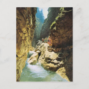 Burggraben-Klamm Wasserfall Postkarte