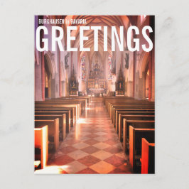 Burghausen in Bayern Postkarte