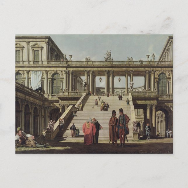 Burghof, 1762 postkarte (Vorderseite)