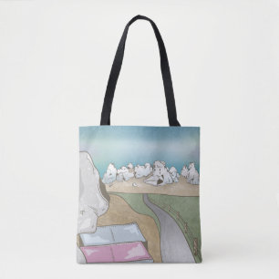 Burghügel boulding Neuseeland Tasche