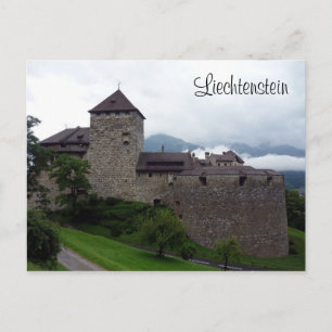 Burgliechtenstein vaduz postkarte