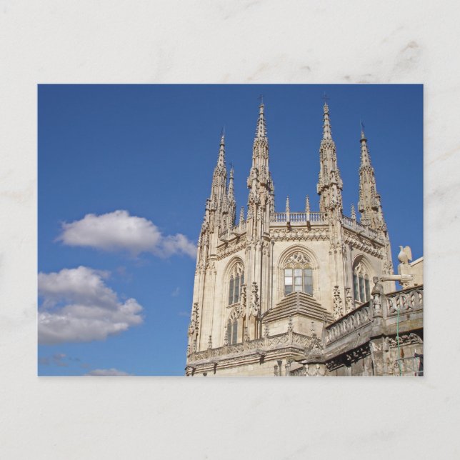 Burgos Cathedral, Spanien Postkarte (Vorderseite)
