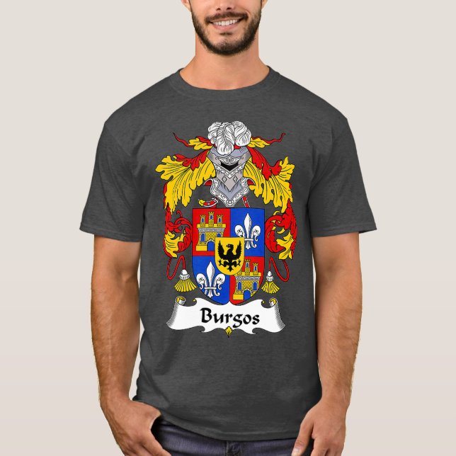 Burgos-Familienwappen T-Shirt (Vorderseite)