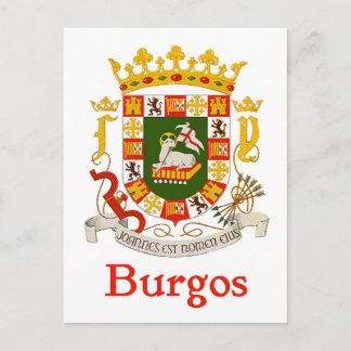 Burgos Puerto Rico Shield Postkarte