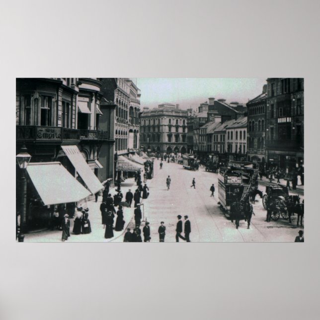 Burgplatz, Belfast, c.1902 Poster (Vorne)