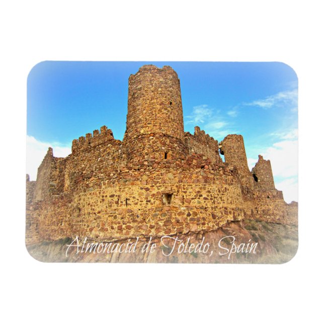 Burgruinen muslimischer Herkunft in Spanien Magnet (Horizontal)