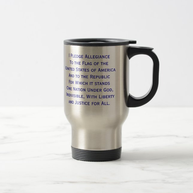 Bürgschaft der Ergebenheits-Flaggen-Tasse Reisebecher (Rechts)
