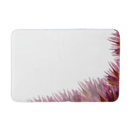 Burgund Abstrakte Blume Wasserfarben Handgemalt Badematte