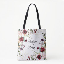 Burgund Bliss Mutter der Mit Monogramm