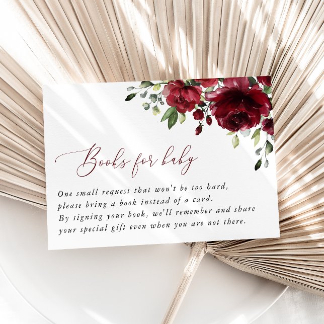 Burgund-Blume, rote Blume, Kinderbücher Begleitkarte (Von Creator hochgeladen)