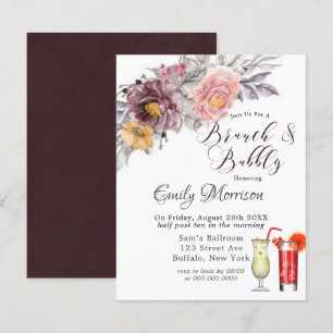 Burgund-Blush-Yellow-Peonies-Brunch & Bubbly Einladung
