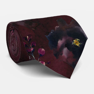 Burgund Bordeaux elegante Hochzeitskrawatte Krawatte