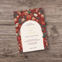 Burgund Chinoiserie Hochzeit Elegantes Klassisches