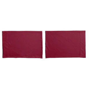 Burgund (einfarbig) kissenbezug