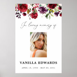 Burgund feiert Lebenszeichen, Foto-Zeichen Poster