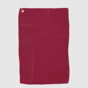 Burgund (feste Farbe) Golfhandtuch
