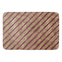 Burgund Gold Glitzer Streifen