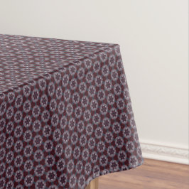 Burgund & Grau Blumensteppdecke Tischdecke