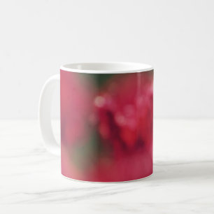 Burgund, grün, Fuchsia, abstrakte Kunstkunst Tasse