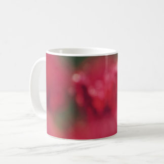 Burgund, grün, Fuchsia, abstrakte Kunstkunst Tasse