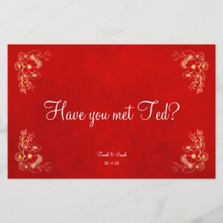 Burgund-Hochzeitstisch