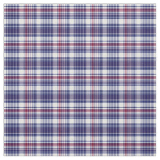 Burgund Navy Weiße Preppy Madras Kariert Sz2#1 Stoff