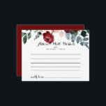 Burgund Pink Navy Blumenratenkarte Postkarte<br><div class="desc">Diese bordeauxrosa, blumenreiche Hochzeitsratenkarte ist perfekt für eine rustikale Hochzeit. Die Einrichtung besteht aus Aquarellpink, Rosa, Blau, Marinebäume, Blauen und Bordeaux, Rose mit grünem Blattwerk, die schön zu eleganten Bouquets zusammengefügt sind. Diese Karten sind ideal für Hochzeiten, Brautparty, Babydusche, Graduiertenfest u.v.m. Personalisieren Sie die Karten mit den Namen der Braut...</div>