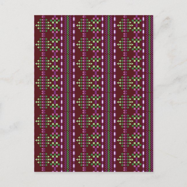 Burgund Postkarte (Vorderseite)