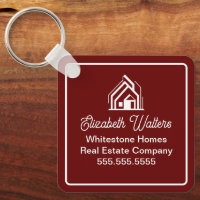 Burgund-Realfirmen-Personalisierter Makler