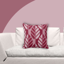 Burgund Red Blätter Pattern