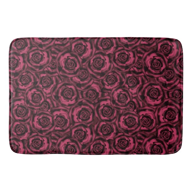 Burgund-Rose Badematte (Vorderseite)
