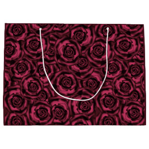 Burgund-Rose Große Geschenktüte