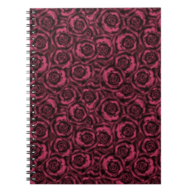 Burgund-Rose Notizblock (Vorderseite)