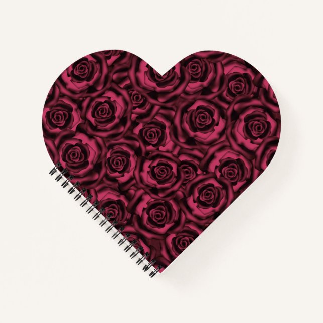 Burgund-Rose Notizbuch (Vorderseite)