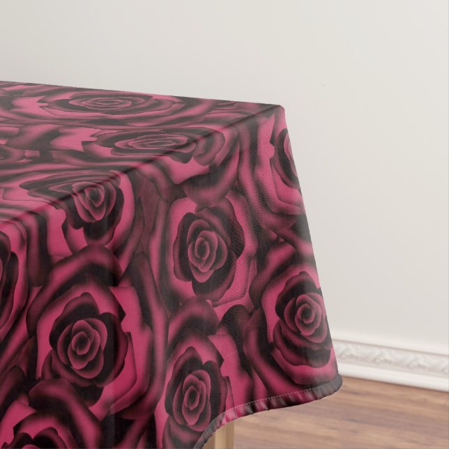 Burgund-Rose Tischdecke (Beispiel)