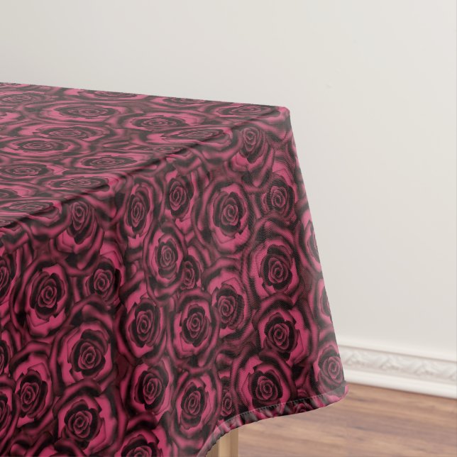 Burgund-Rose Tischdecke (Beispiel)