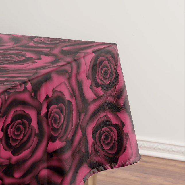 Burgund-Rose Tischdecke (Beispiel)