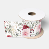 Burgund Rot und Rosa Elegante Blume Botanisch