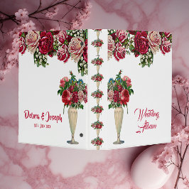 Burgund Rote Rustikale Rose Vase Country Wedding