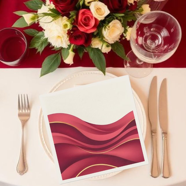 Burgund Serviette (Burgundy Napkins )