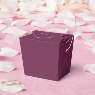 Burgund Small Take Out Box für Veranstaltungen und Geschenkschachtel