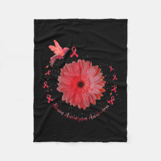 Burgund Sonnenblume Hirnaneurysma Bewusstsein 1 Fleecedecke