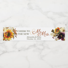 Burgund Sonnenblumen Hochzeitssalon