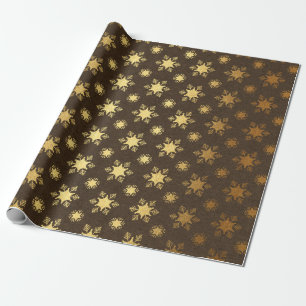 Burgund und Goldfolie Weihnachten Geschenkpapier