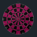 Burgund und Schwarz Dartscheibe<br><div class="desc">Burgund und Black Dart Board</div>