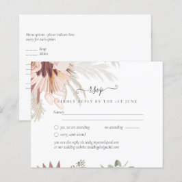 Burgund Wein Pampas Tropische Hochzeit
