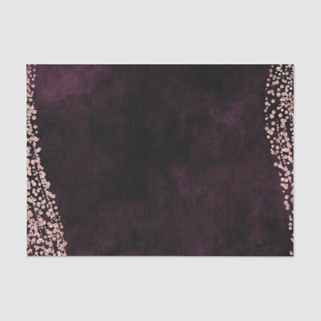Burgund Wine & Rose Seidenpapier (Vorderseite)