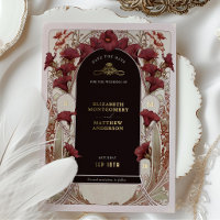 Burgunder-Kalla-Lilie Hochzeit Termin merken