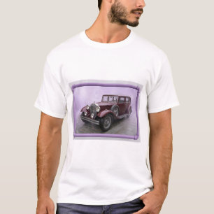 Burgunder Luxuslimousine 1930er T-Shirt