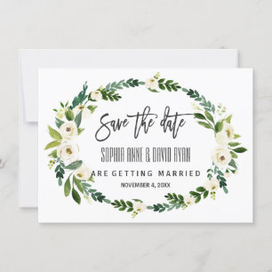 Burgunder Marsala Floral Handschrift Save The Date